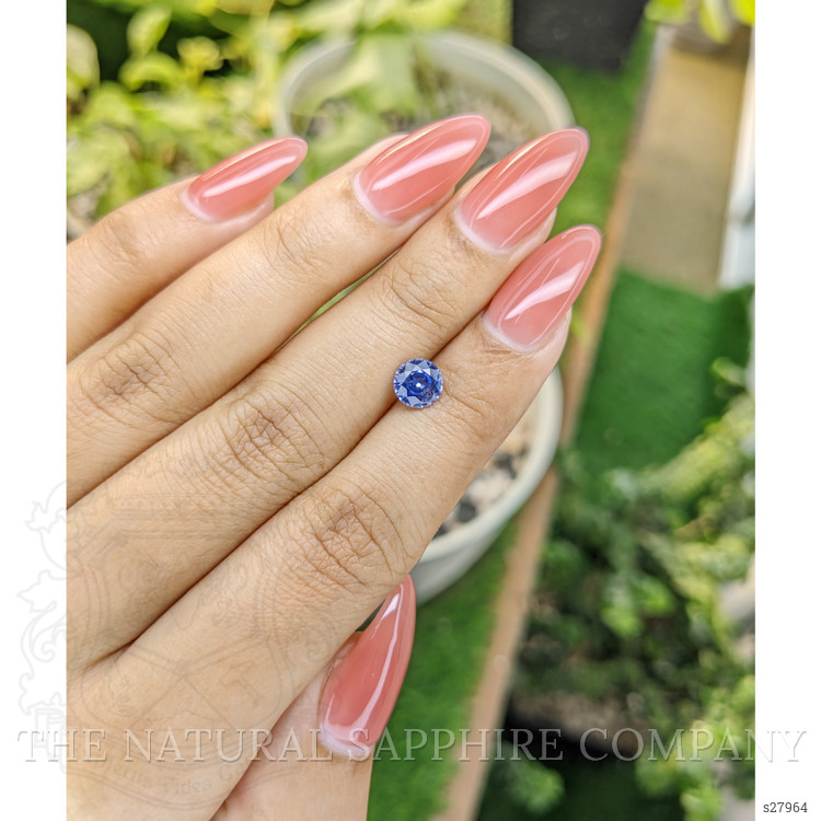 1.08 Ct. Blue Sapphire from Ceylon (Sri Lanka)