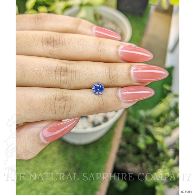 1.08 Ct. Blue Sapphire from Ceylon (Sri Lanka)