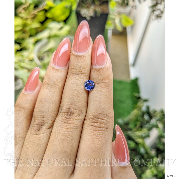 0.94 Ct. Blue Sapphire from Ceylon (Sri Lanka)