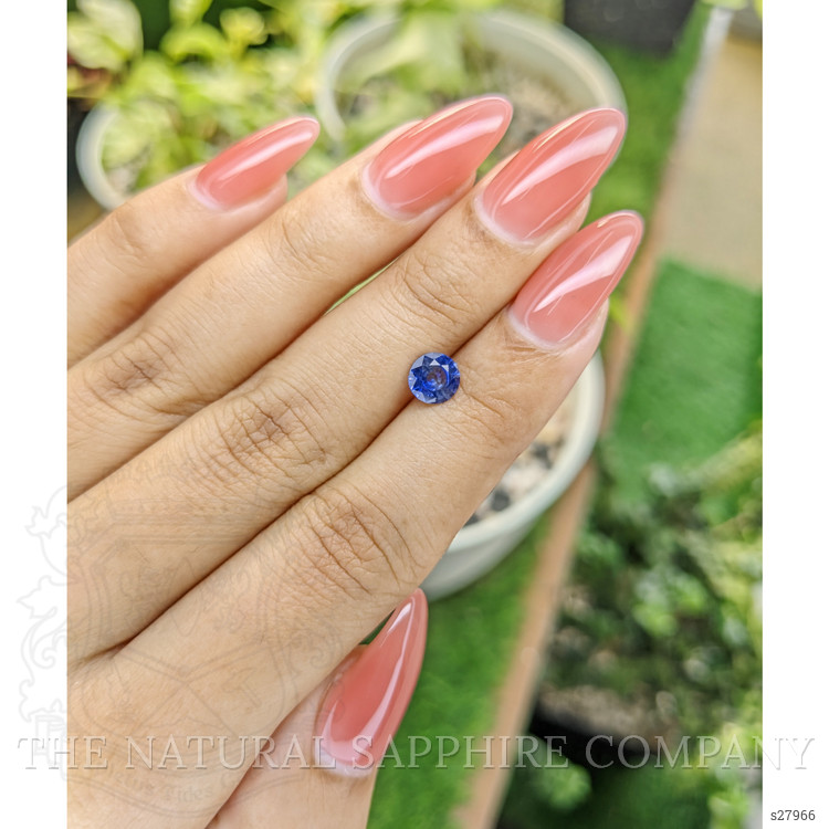 0.94 Ct. Blue Sapphire from Ceylon (Sri Lanka)
