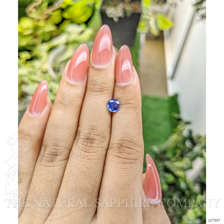 1.14 Ct. Blue Sapphire from Ceylon (Sri Lanka)