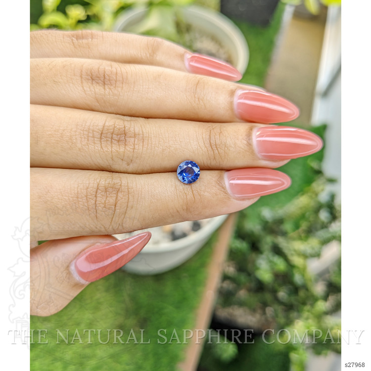 0.98 Ct. Blue Sapphire from Ceylon (Sri Lanka)