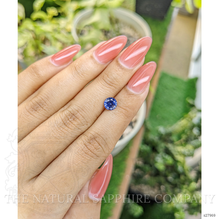 1.15 Ct. Blue Sapphire from Ceylon (Sri Lanka)