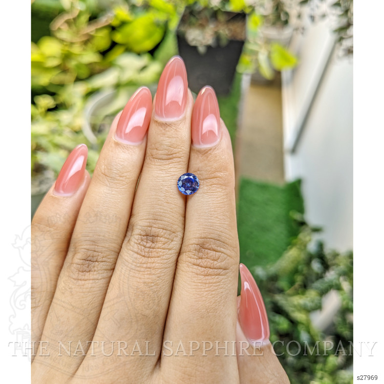1.15 Ct. Blue Sapphire from Ceylon (Sri Lanka)