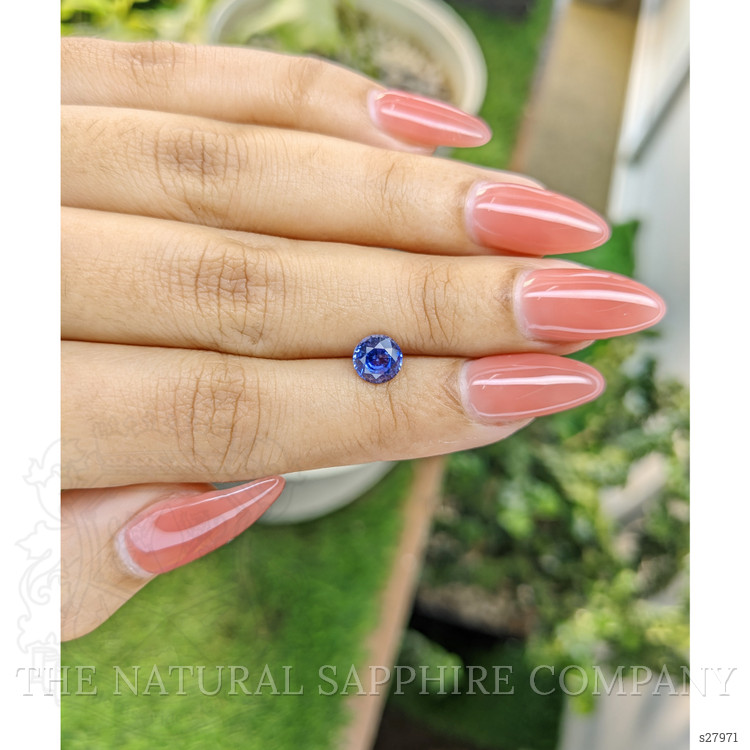 1.30 Ct. Blue Sapphire from Ceylon (Sri Lanka)