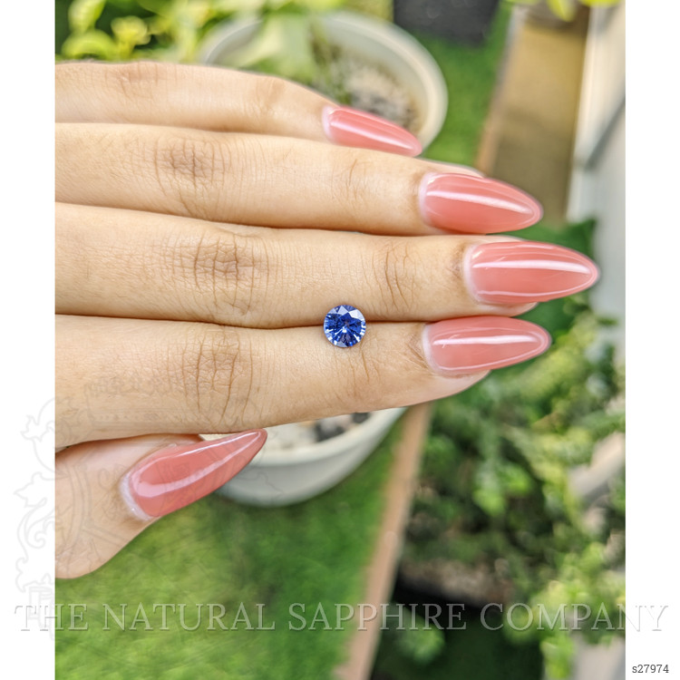 1.09 Ct. Blue Sapphire from Ceylon (Sri Lanka)