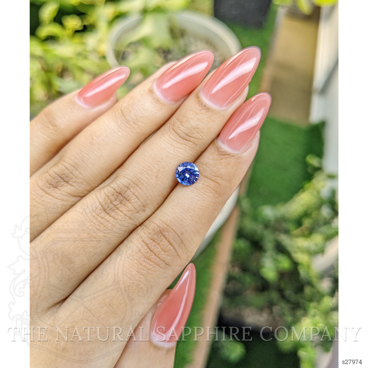 1.09 Ct. Blue Sapphire from Ceylon (Sri Lanka)