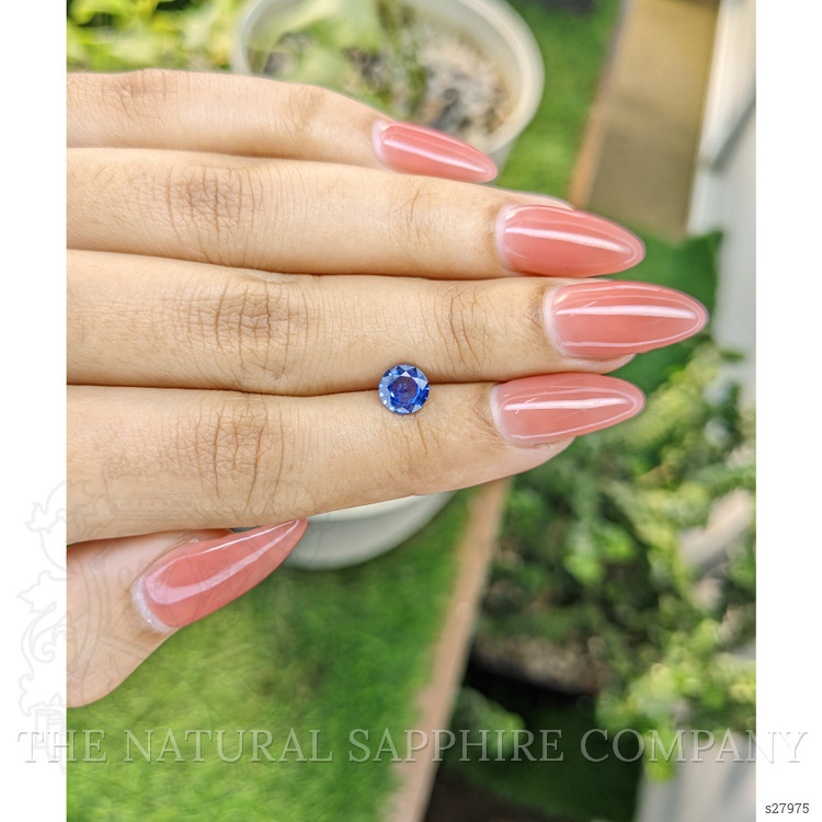 0.99 Ct. Blue Sapphire from Ceylon (Sri Lanka)