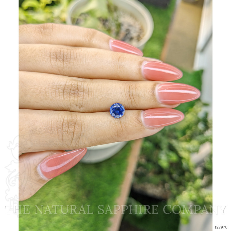1.29 Ct. Blue Sapphire from Ceylon (Sri Lanka)