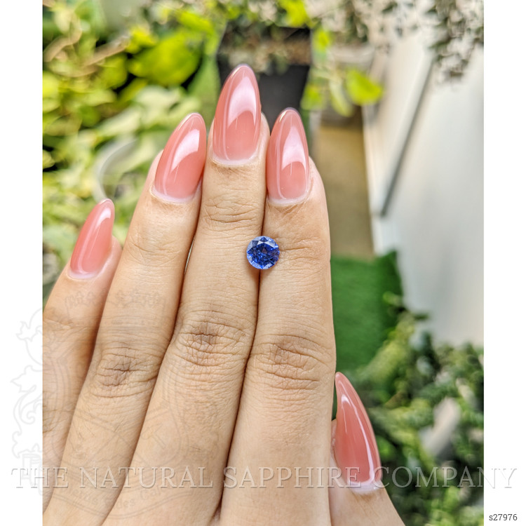 1.29 Ct. Blue Sapphire from Ceylon (Sri Lanka)