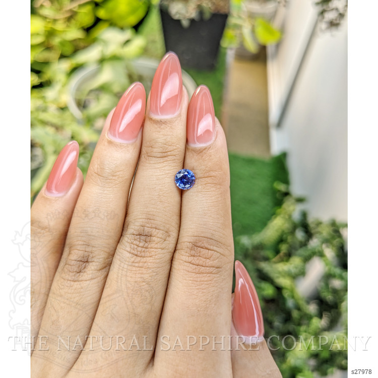 0.92 Ct. Blue Sapphire from Ceylon (Sri Lanka)