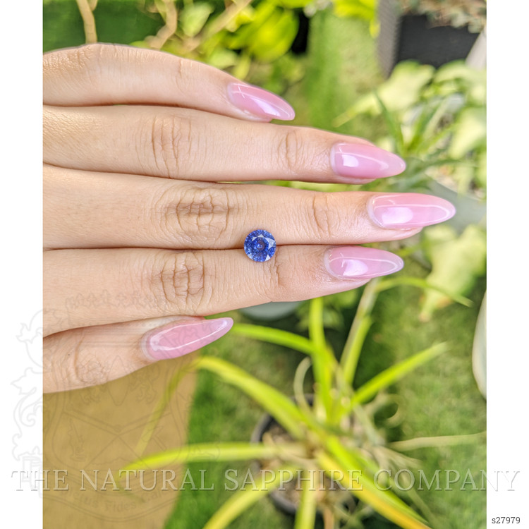1.64 Ct. Blue Sapphire from Ceylon (Sri Lanka)