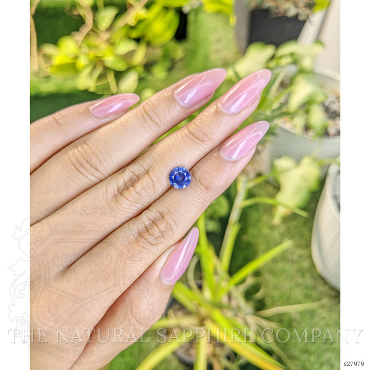 1.64 Ct. Blue Sapphire from Ceylon (Sri Lanka)