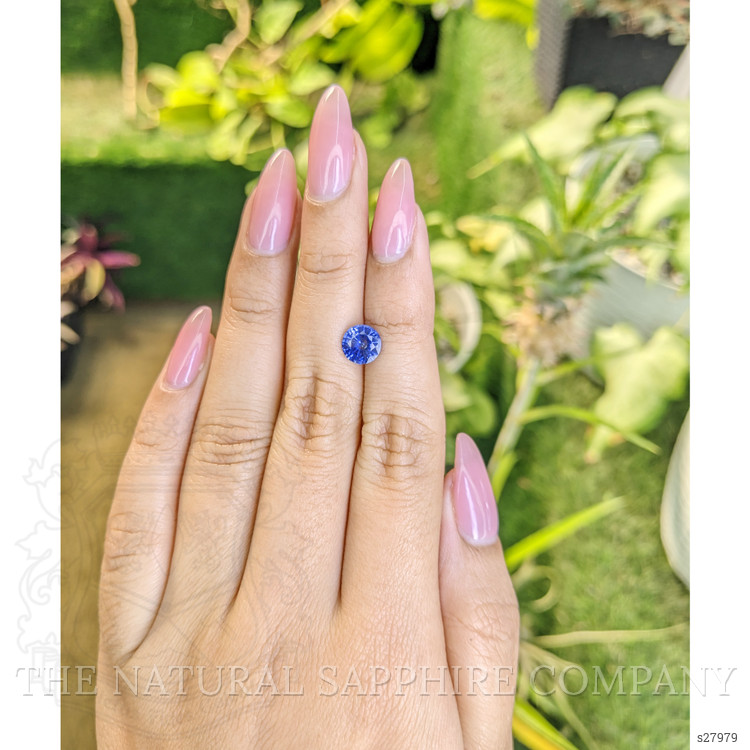 1.64 Ct. Blue Sapphire from Ceylon (Sri Lanka)