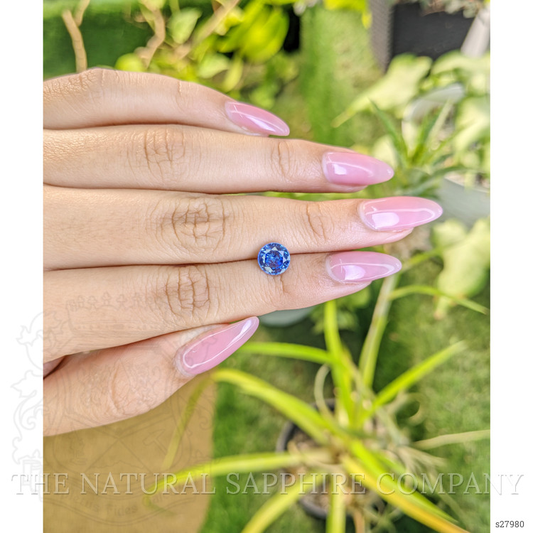 1.78 Ct. Blue Sapphire from Ceylon (Sri Lanka)