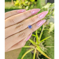 0.97 Ct. Blue Sapphire from Ceylon (Sri Lanka) Life Style