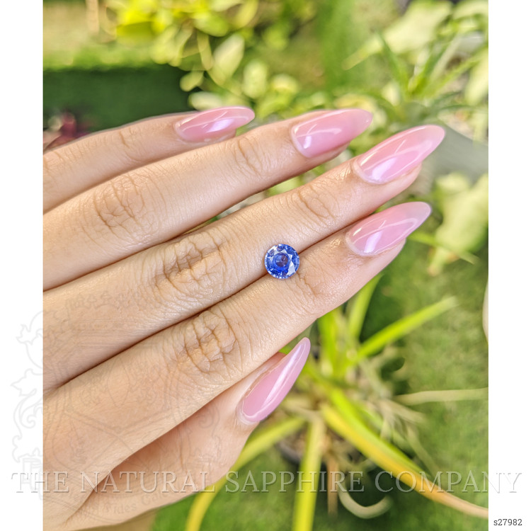 1.21 Ct. Blue Sapphire from Ceylon (Sri Lanka)