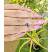 1.21 Ct. Blue Sapphire from Ceylon (Sri Lanka) Life Style