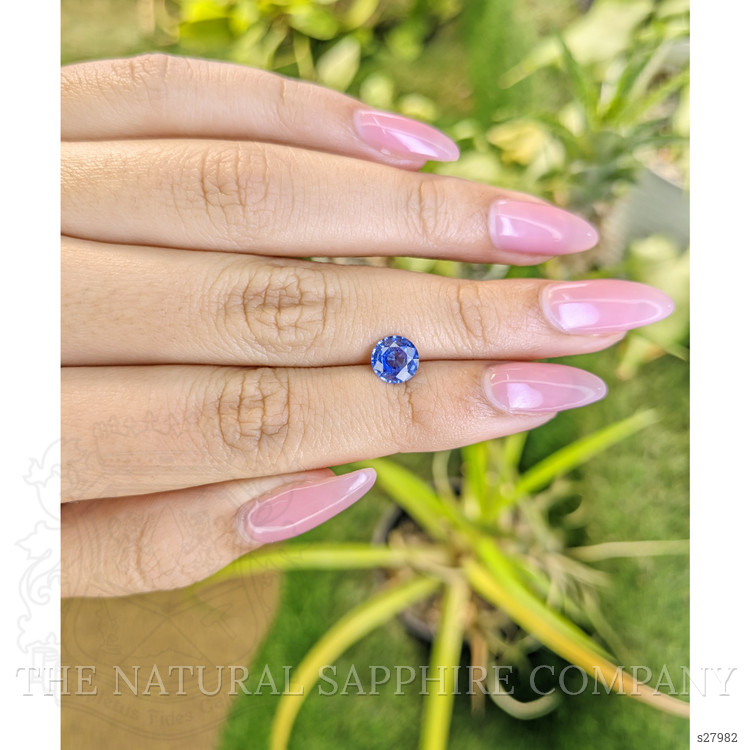 1.21 Ct. Blue Sapphire from Ceylon (Sri Lanka)