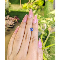 1.21 Ct. Blue Sapphire from Ceylon (Sri Lanka) Life Style