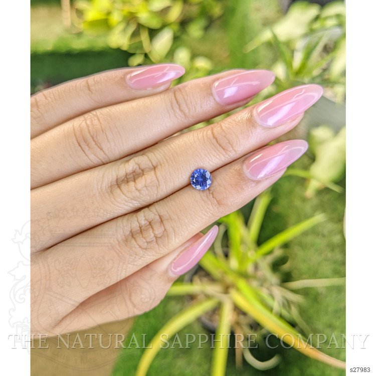 1.01 Ct. Blue Sapphire from Ceylon (Sri Lanka)