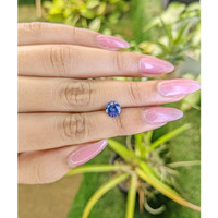 1.31 Ct. Blue Sapphire from Ceylon (Sri Lanka) Life Style