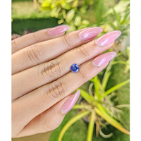 0.99 Ct. Blue Sapphire from Ceylon (Sri Lanka) Life Style