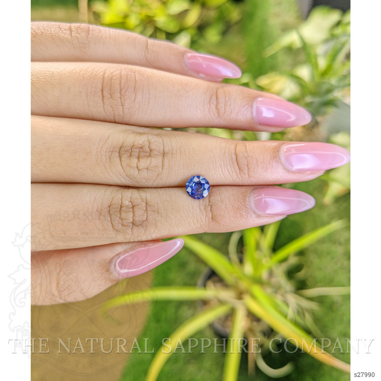 1.08 Ct. Blue Sapphire from Ceylon (Sri Lanka)