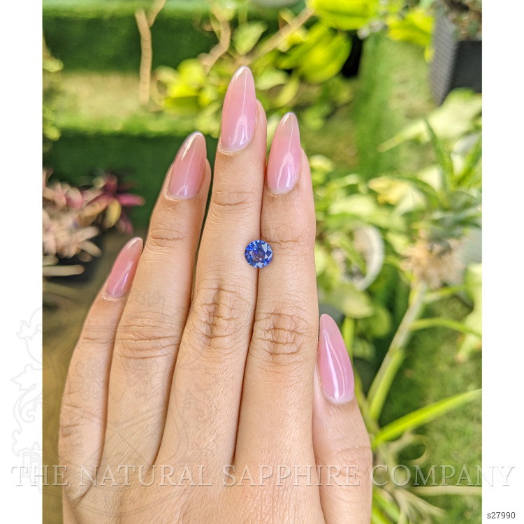 1.08 Ct. Blue Sapphire from Ceylon (Sri Lanka)