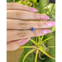 0.95 Ct. Blue Sapphire from Ceylon (Sri Lanka) Life Style