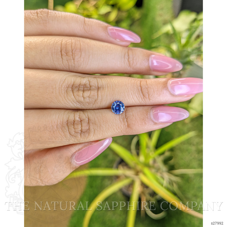 0.95 Ct. Blue Sapphire from Ceylon (Sri Lanka)