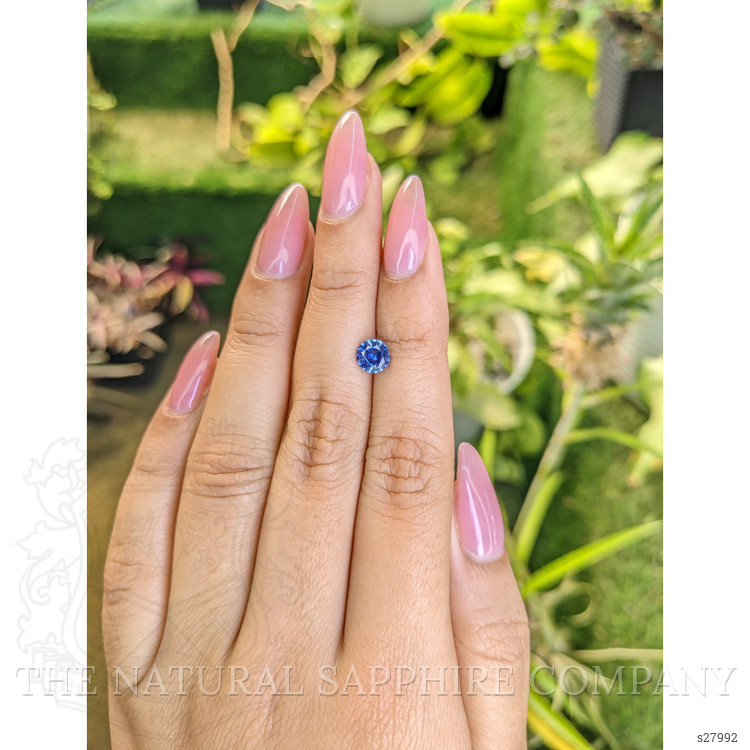 0.95 Ct. Blue Sapphire from Ceylon (Sri Lanka)