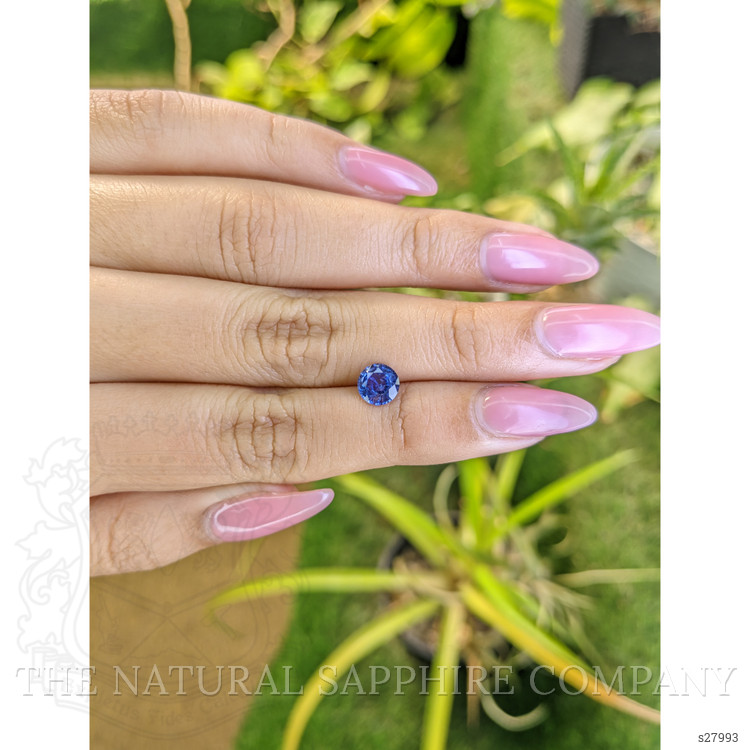 1.01 Ct. Blue Sapphire from Ceylon (Sri Lanka)