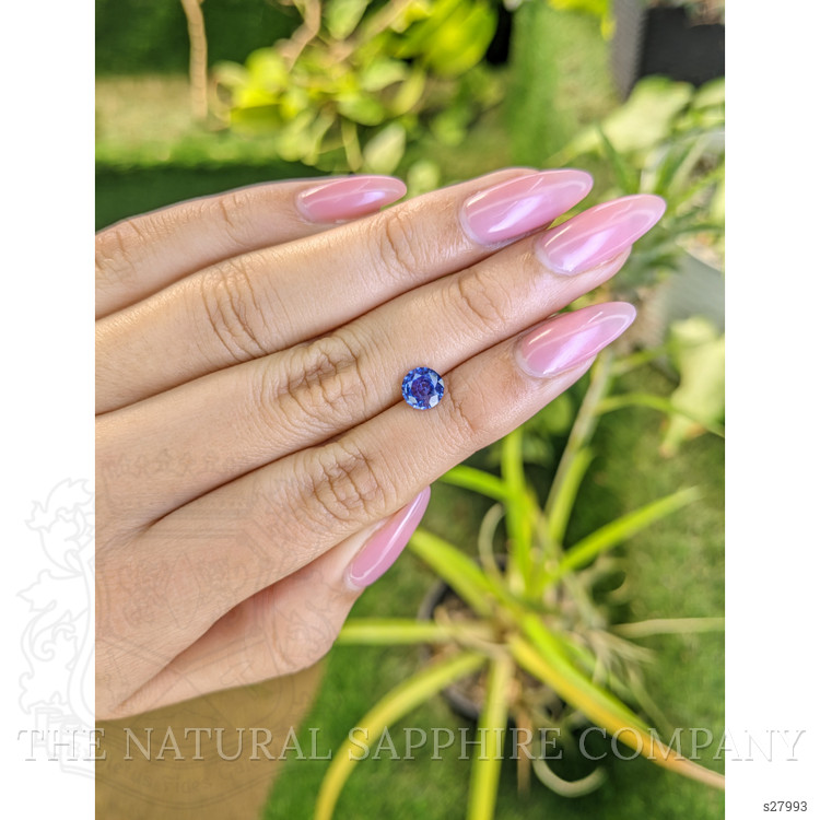 1.01 Ct. Blue Sapphire from Ceylon (Sri Lanka)
