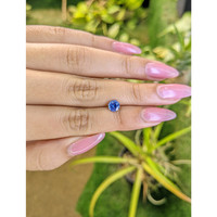 1.03 Ct. Blue Sapphire from Ceylon (Sri Lanka) Life Style