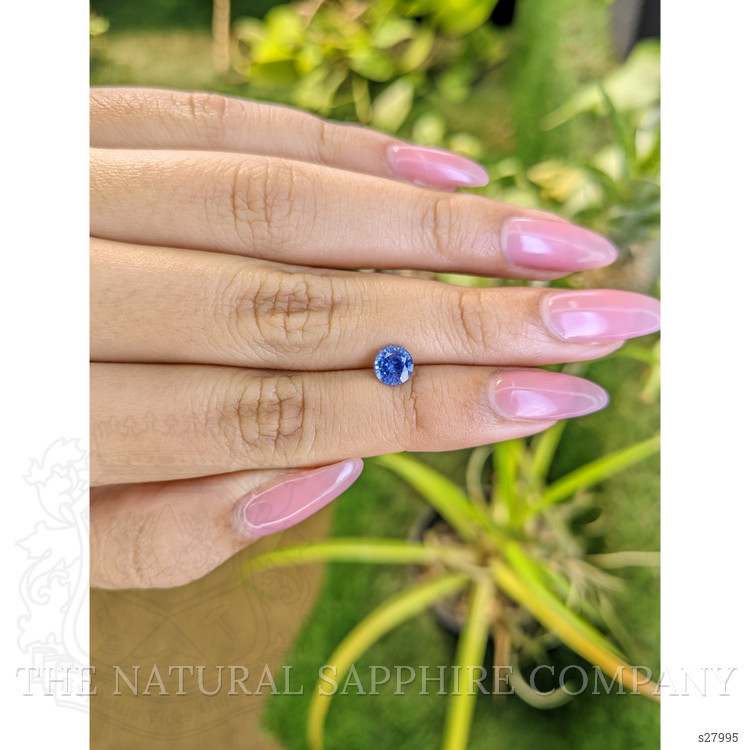 1.03 Ct. Blue Sapphire from Ceylon (Sri Lanka)