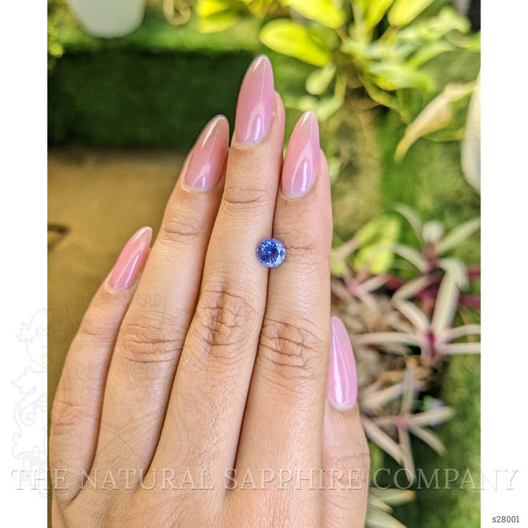 1.27 Ct. Blue Sapphire from Ceylon (Sri Lanka)