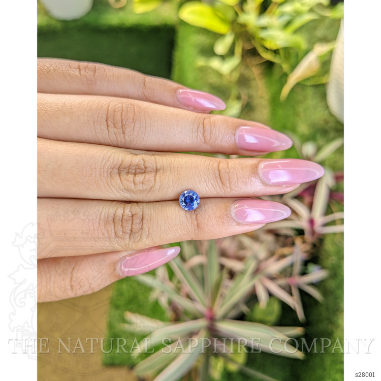 1.27 Ct. Blue Sapphire from Ceylon (Sri Lanka)