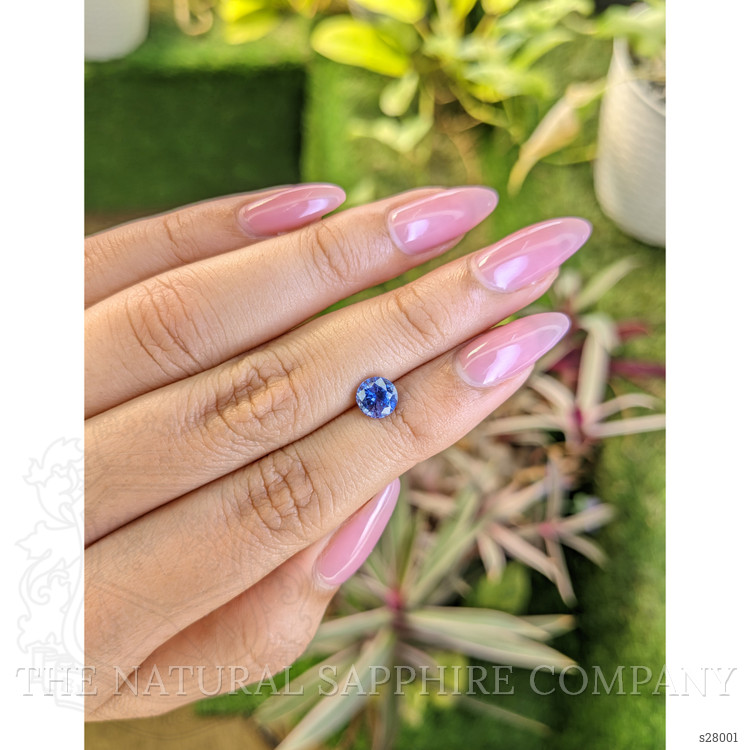 1.27 Ct. Blue Sapphire from Ceylon (Sri Lanka)