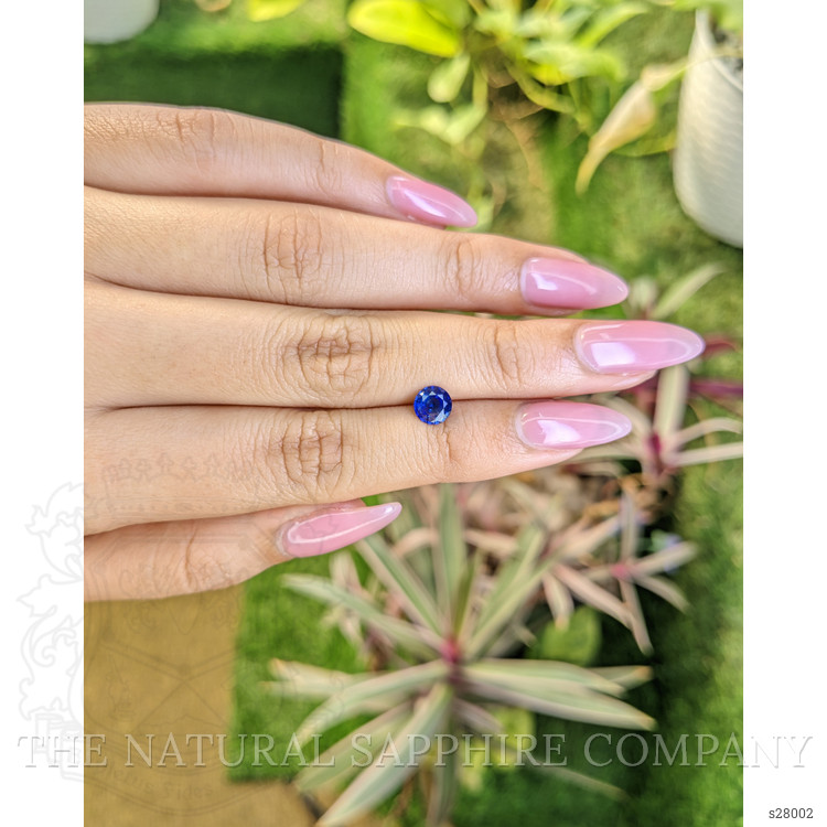 0.85 Ct. Blue Sapphire from Ceylon (Sri Lanka)