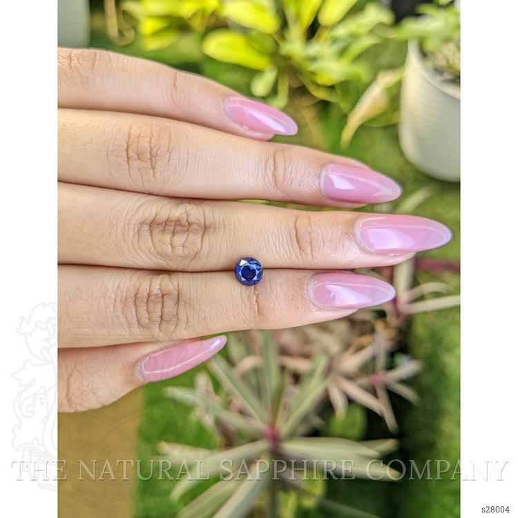 1.22 Ct. Blue Sapphire from Ceylon (Sri Lanka)