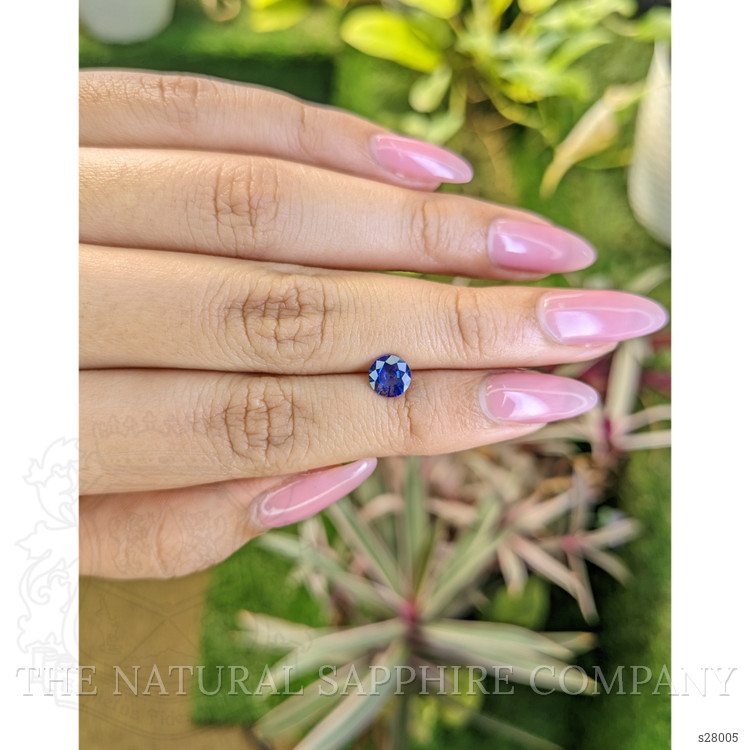 0.95 Ct. Blue Sapphire from Ceylon (Sri Lanka)