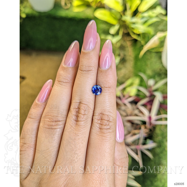 0.95 Ct. Blue Sapphire from Ceylon (Sri Lanka)