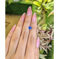 1.20 Ct. Blue Sapphire from Ceylon (Sri Lanka) Life Style