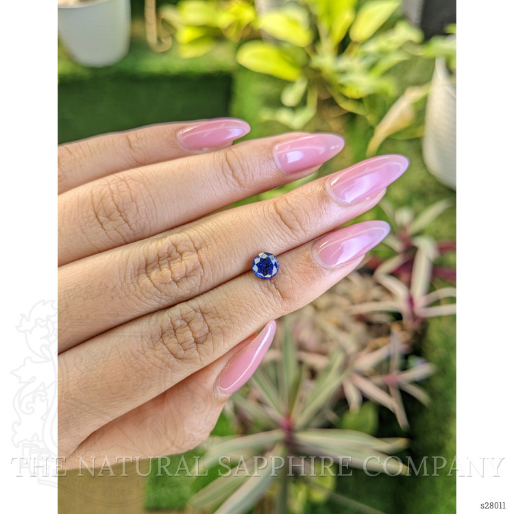 1.21 Ct. Blue Sapphire from Ceylon (Sri Lanka)