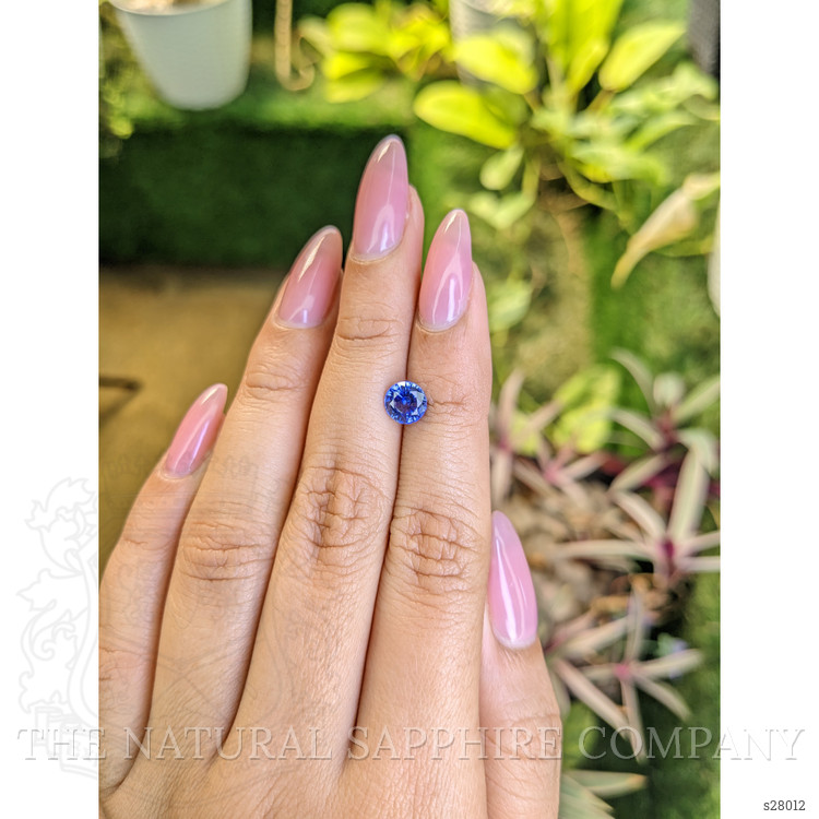 1.29 Ct. Blue Sapphire from Ceylon (Sri Lanka)