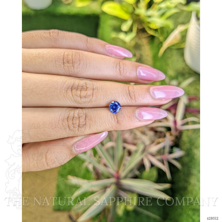 1.29 Ct. Blue Sapphire from Ceylon (Sri Lanka)