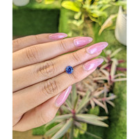 1.29 Ct. Blue Sapphire from Ceylon (Sri Lanka) Life Style