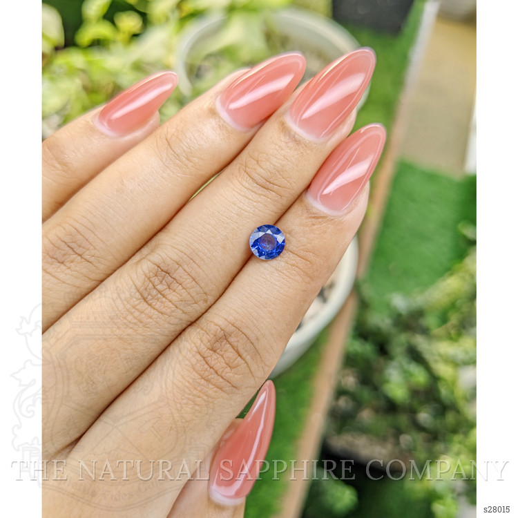 1.01 Ct. Blue Sapphire from Ceylon (Sri Lanka)