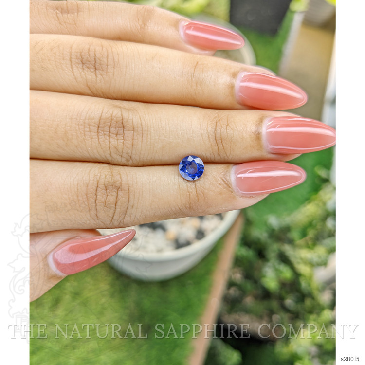 1.01 Ct. Blue Sapphire from Ceylon (Sri Lanka)